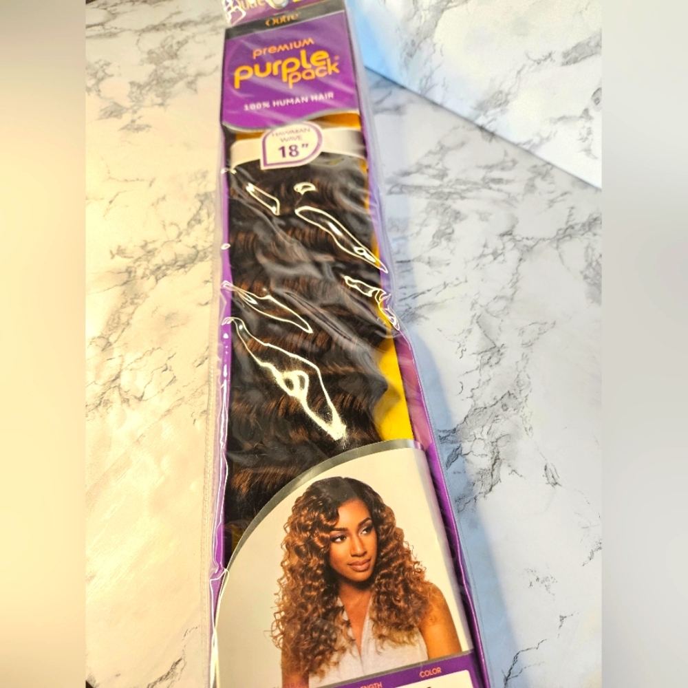 Outre. Premium Purple Pack Hawaiian wave 18"